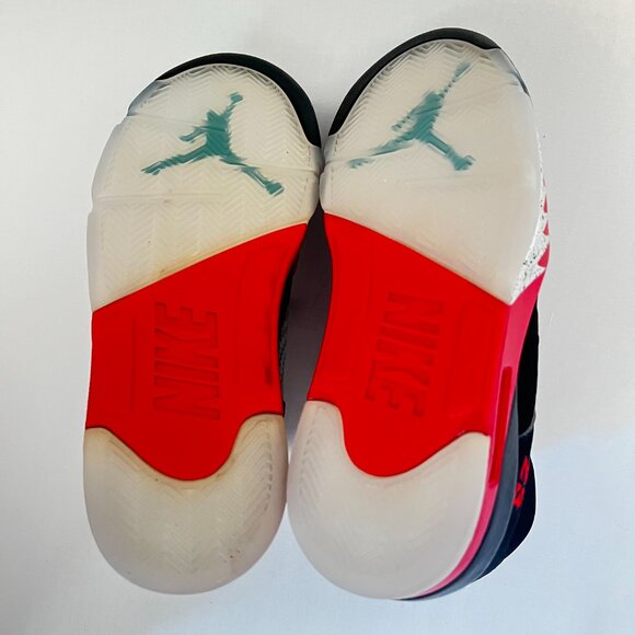 Jordan Nike Retro 5 Red Black Size 8
